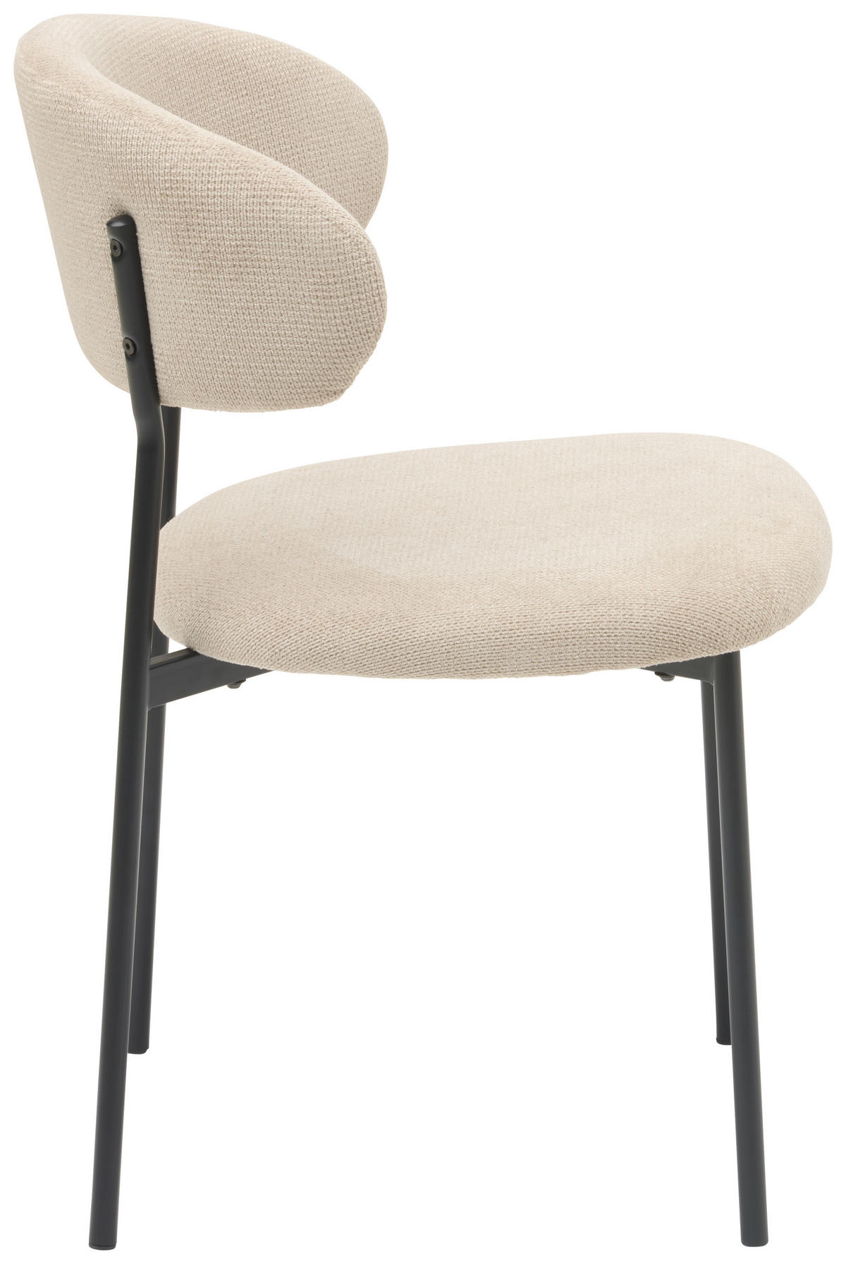 ŽIDLE, černá, béžová - černá/béžová, Konvenční, kov/textil (53/80/57cm) - MID.YOU