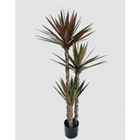 MŰNÖVÉNY - rozsdavörös/fekete, Basics, műanyag