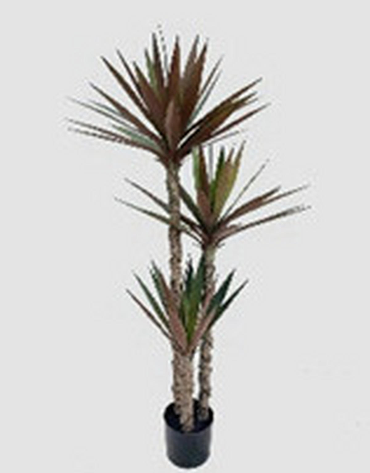 MŰNÖVÉNY - rozsdavörös/fekete, Basics, műanyag