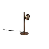 LED-TISCHLEUCHTE - Dunkelbraun, Basics, Metall (19/38/19cm) - Trio Leuchten
