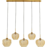 HÄNGELEUCHTE 110/160/35 cm   - Goldfarben, Trend, Glas/Metall (110/160/35cm) - Kare-Design