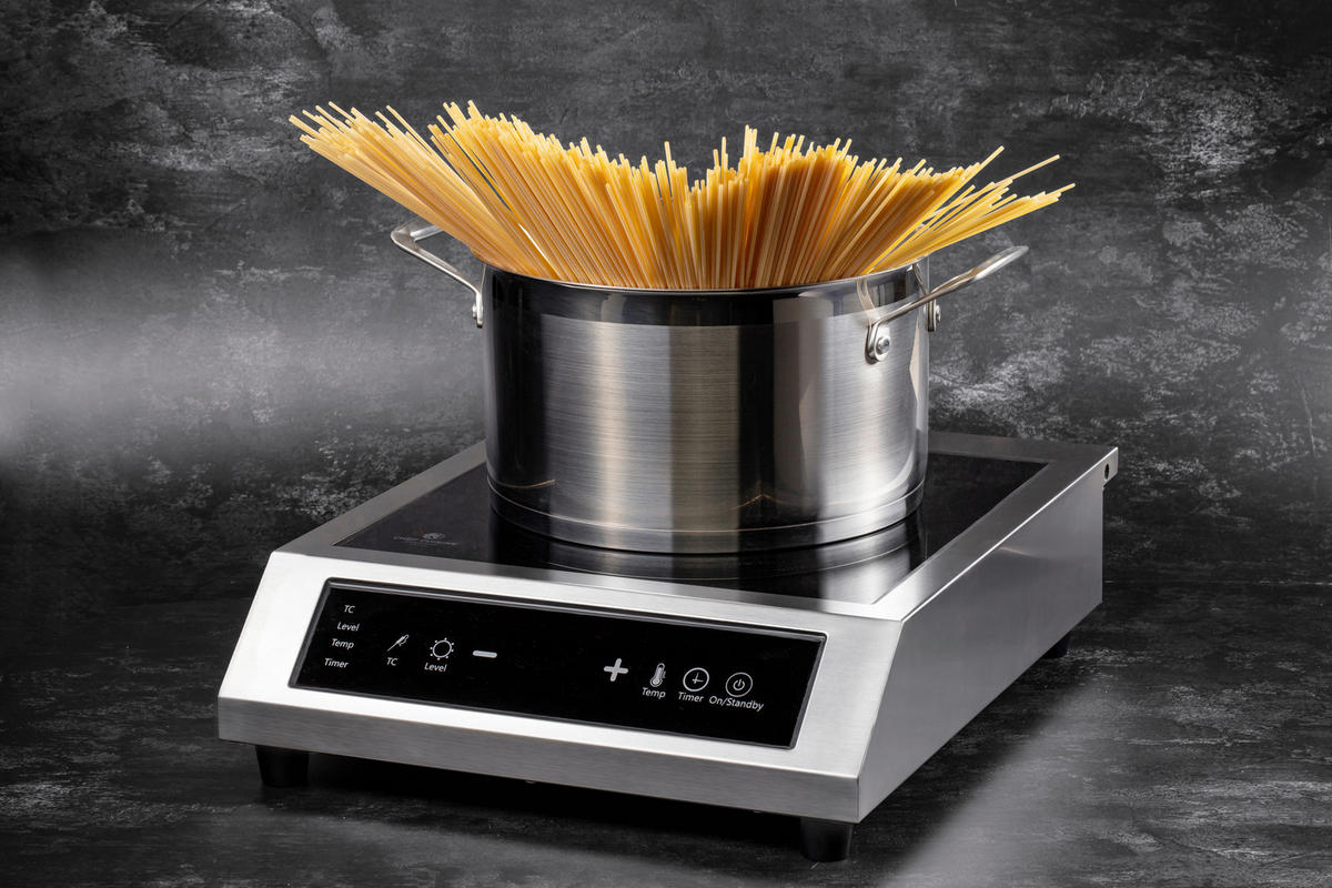 INDUKTIONSKOCHFELD  - Edelstahlfarben, Basics, Metall - CHEF CUISINE
