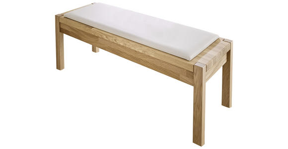 SITZBANK 120/46,3/40 cm  - Eichefarben/Naturfarben, Design, Holz (120/46,3/40cm) - Dieter Knoll