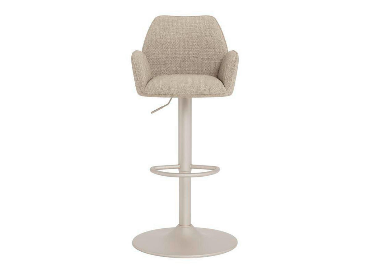 BARHOCKER in Beige  - Beige/Grau, KONVENTIONELL, Textil/Metall (52,5/114/52cm) - MID.YOU