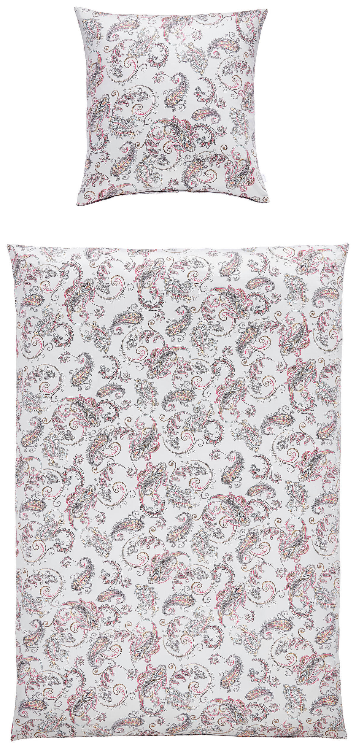 BETTWÄSCHE Atelier Makosatin 155/220 cm  - Beige, Design, Textil (155/220cm) - Estella