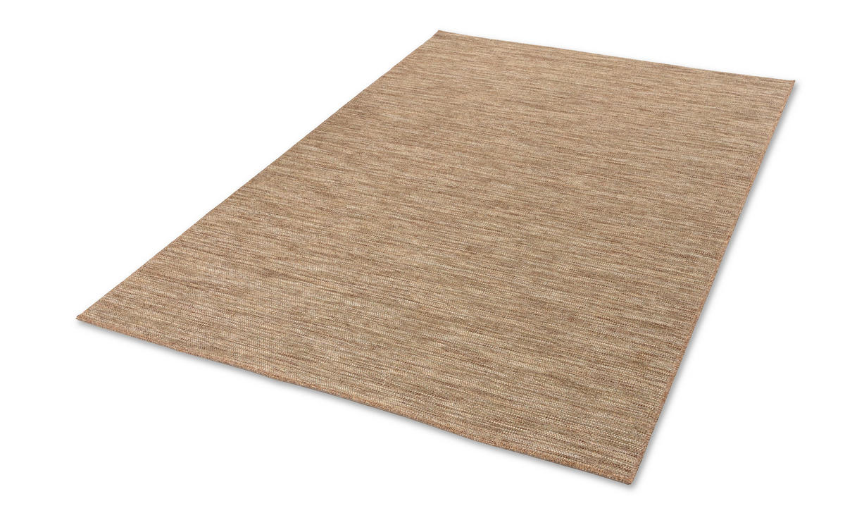 WEBTEPPICH  Wohnzimmer 140/200 cm Everest Grau, Hellbraun rechteckig  - Hellbraun/Grau, Basics, Kunststoff (140/200cm) - Schöner Wohnen