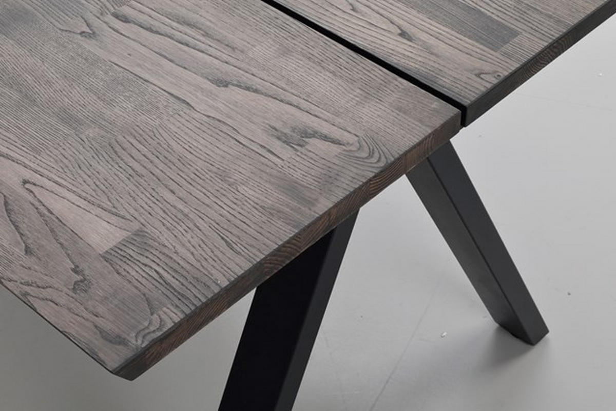 MATBORD i trä 220/100/75 cm   - brun/svart, Design, metall/trä (220/100/75cm) - Rowico