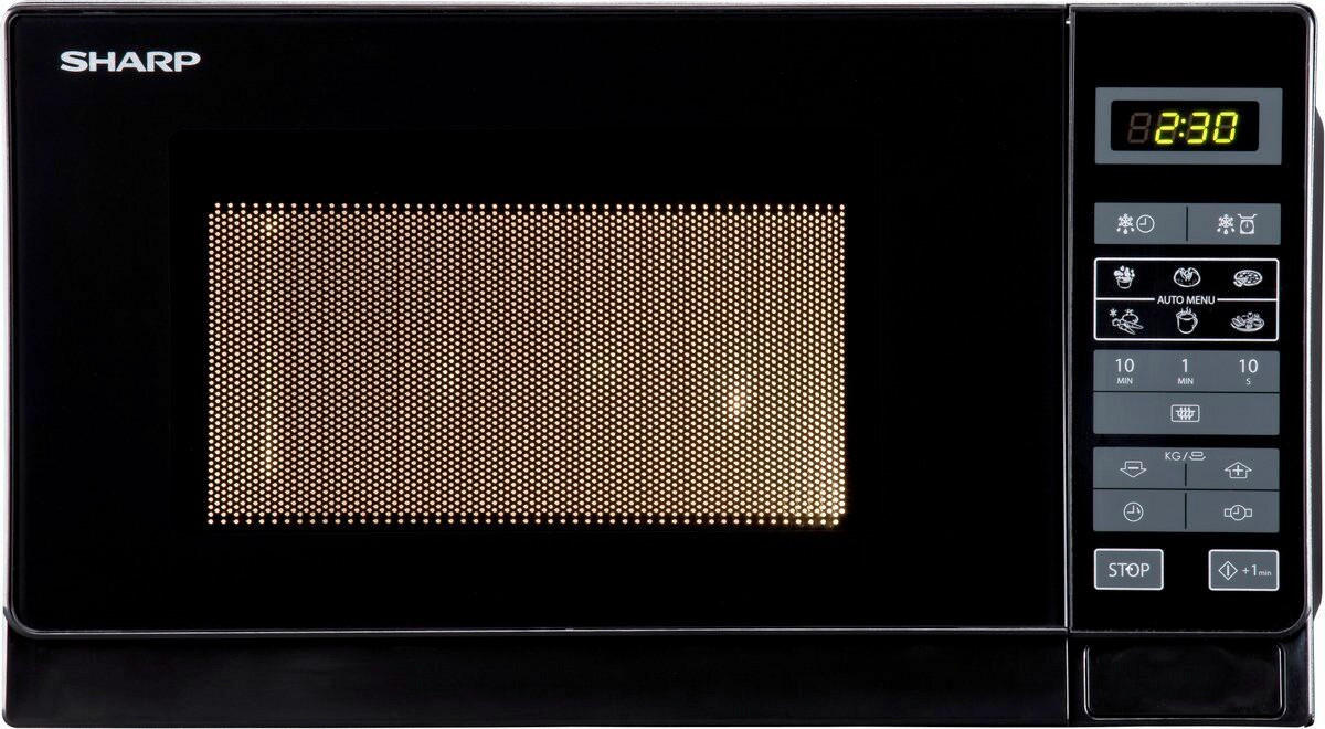 MIKROWELLE 910010  - Schwarz, Basics, Kunststoff (44/25,8/35,9cm) - Sharp