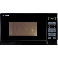 MIKROWELLE 910010  - Schwarz, Basics, Kunststoff (44/25,8/35,9cm) - Sharp