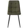 STUHL  in Eisen Webstoff Metall, Textil  - Schwarz/Grün, Design, Textil/Metall (45/86.5/55cm) - Stylife