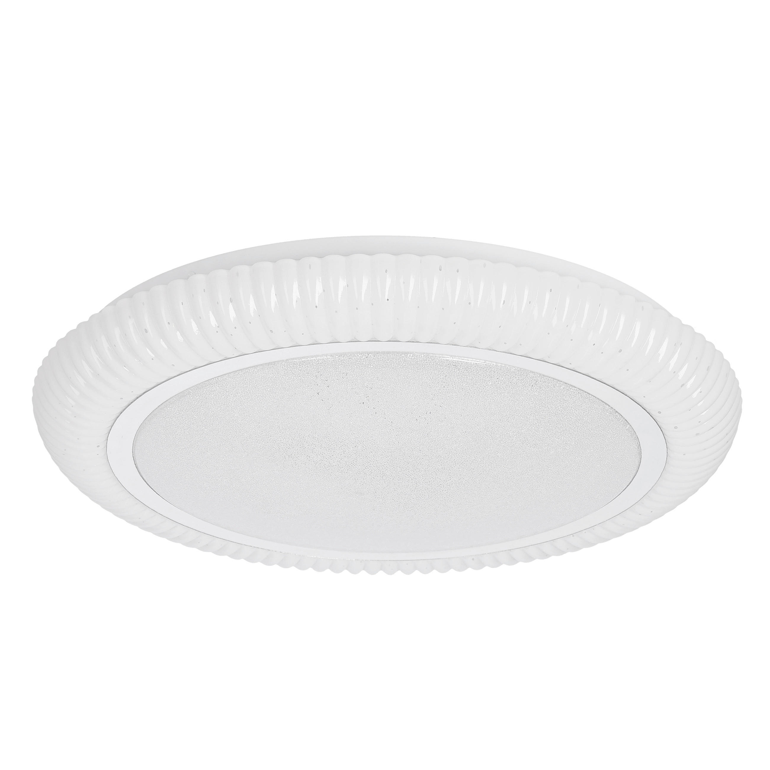 STROPNA LED-SVETILKA  Gilly  1850 lm 4000 K   - barve kroma/bela, Konvencionalno, kovina/umetna masa (38/38/7cm)