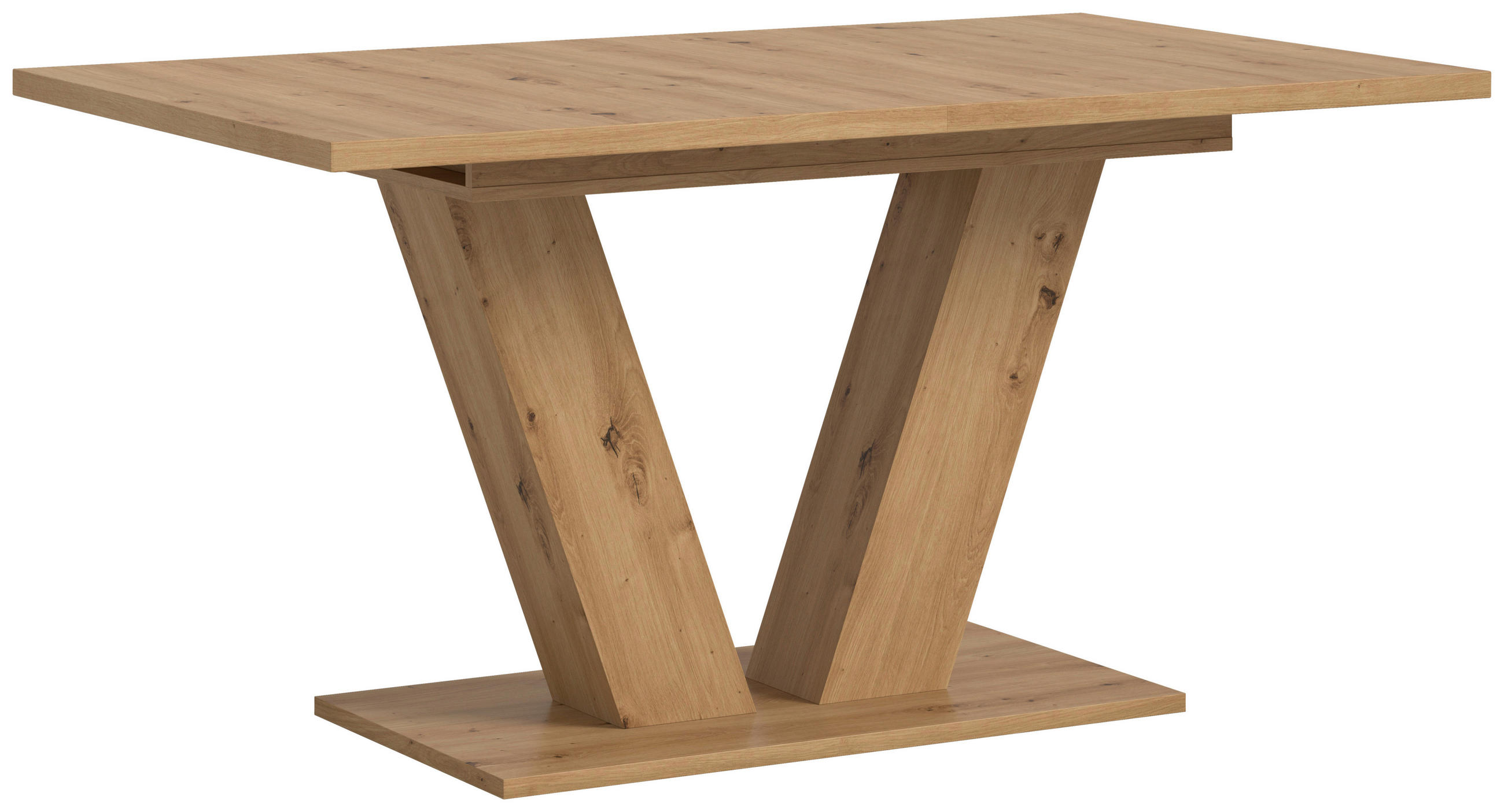 AUSZIEHTISCH in Holzwerkstoff  - Eiche Artisan, Trend, Holzwerkstoff (150-190/76/90cm)