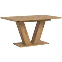 AUSZIEHTISCH Eiche Artisan rechteckig  ausziehbar  - Eiche Artisan, Trend, Holzwerkstoff (150-190/76/90cm)