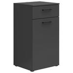 KOMMODE  in 45/83/40 cm  - Anthrazit/Schwarz, MODERN, Holzwerkstoff/Kunststoff (45/83/40cm) - Carryhome