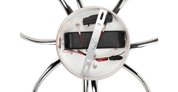 LED-DECKENLEUCHTE 58/22 cm   - Silberfarben, Trend, Kunststoff/Metall (58/22cm) - Novel