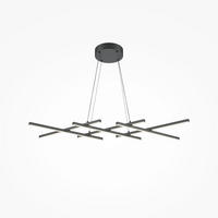 PENDELLEUCHTE Halo 103,5/307/30 cm  - Schwarz, Design, Metall (103,5/307/30cm) - MAYTONI