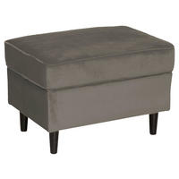 TABURETKA, textil, kartón, kompozitné drevo, 76/53/35 cm - čierna/tmavosivá, Basics, kartón/kompozitné drevo (76/53/35cm) - Niels Andersson