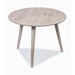 COUCHTISCH Wildeiche massiv 60/60/45 cm rund Eiche Bianco  - Eiche Bianco, Design, Holz (60/60/45cm) - Xora