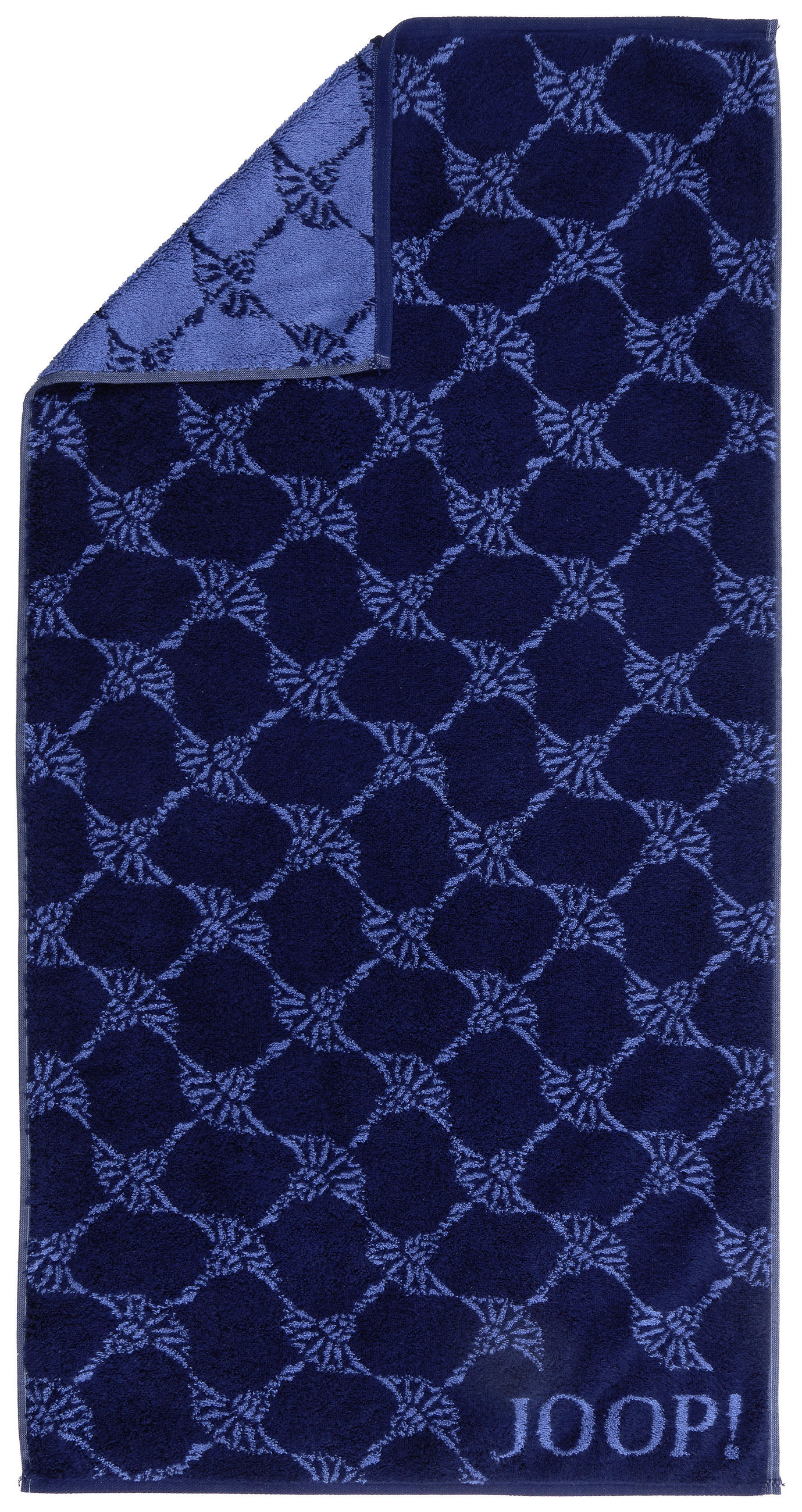 DUSCHTUCH Cornflower 80/150 cm  - Dunkelblau, Design, Textil (80/150cm) - Joop!