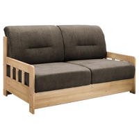 SCHLAFSOFA Mikrofaser Honig, Dunkelbraun  - Dunkelbraun/Honig, LIFESTYLE, Textil (154/88/90cm) - Livetastic