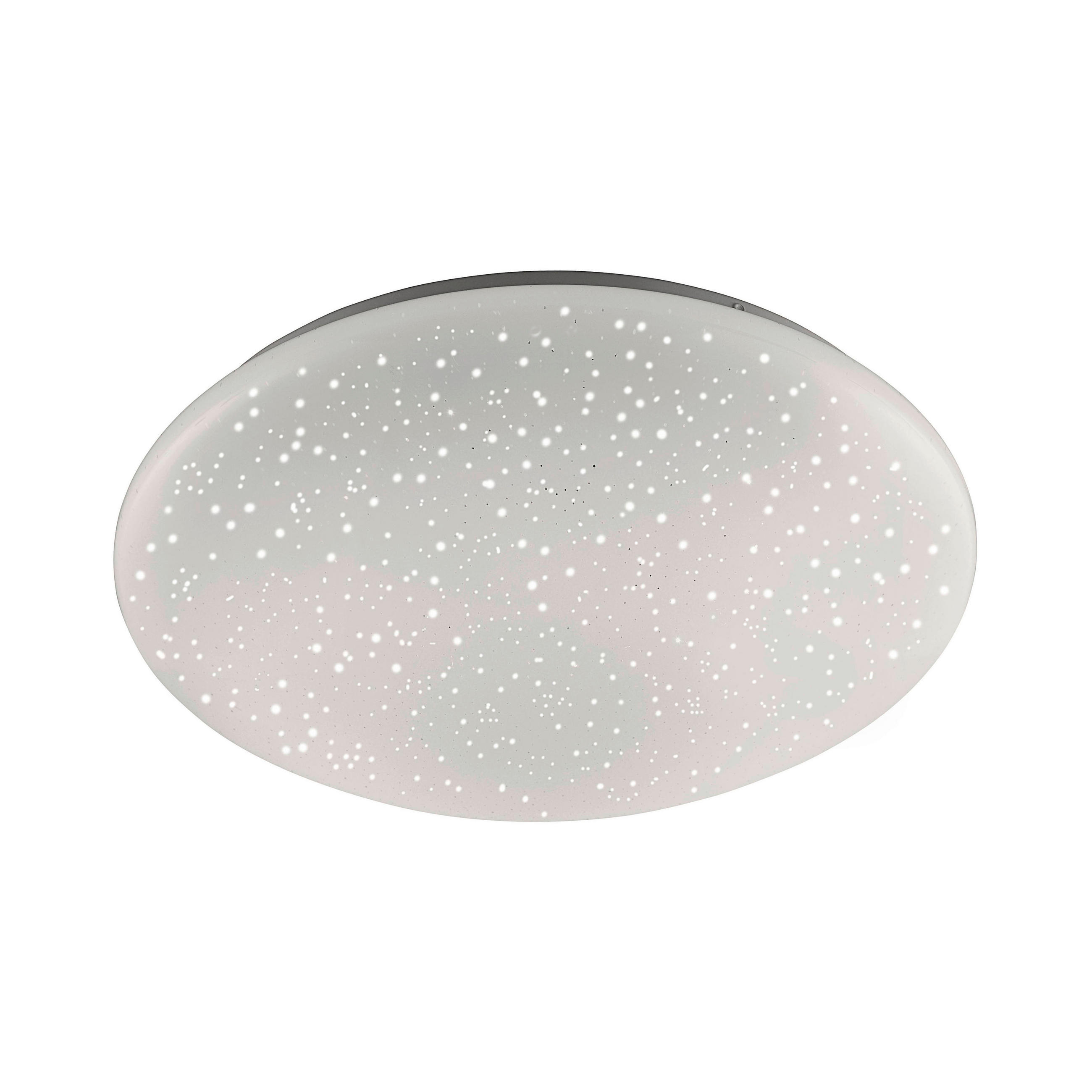 XXXLutz Led-Deckenleuchte Skyler Weiß 39x12x39 cm