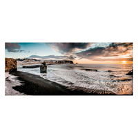 GLASBILD Landschaft & Natur 125/50 cm  - Multicolor, Basics, Glas/Papier (125/50cm)