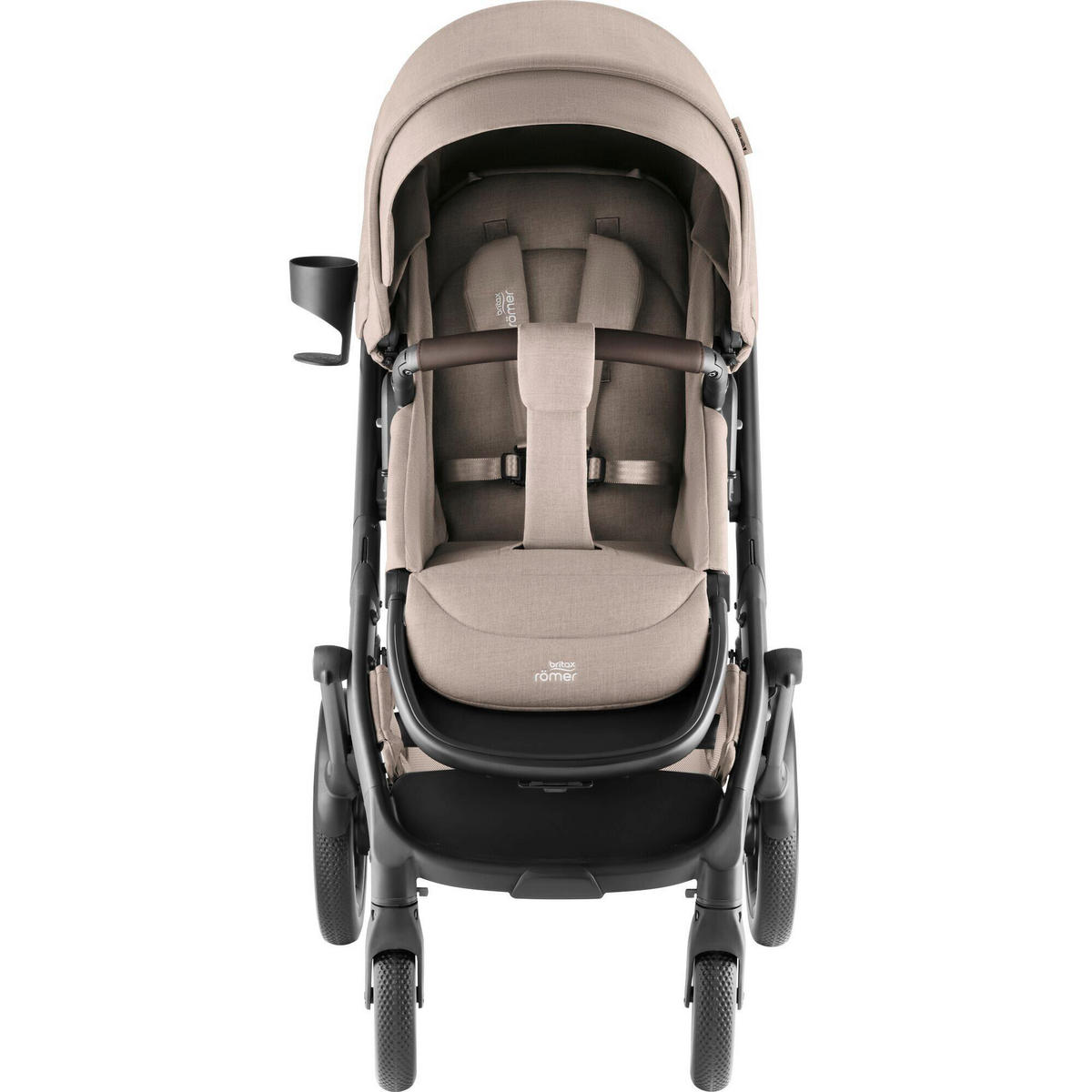 KINDERWAGEN  Smile 5Z  Teak  - Hellbraun/Grau, Basics, Textil/Metall (57/112/97.7cm) - Britax Römer