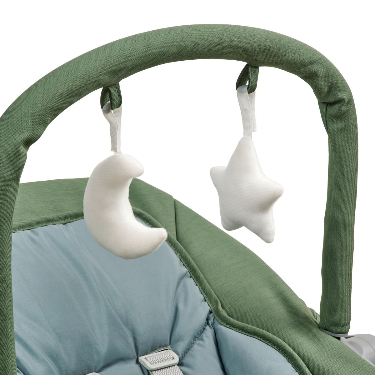 BABYSITTER  - skogsgrön/ljusgrå, Basics, metall/textil (66/45/48-58cm) - My Baby Lou