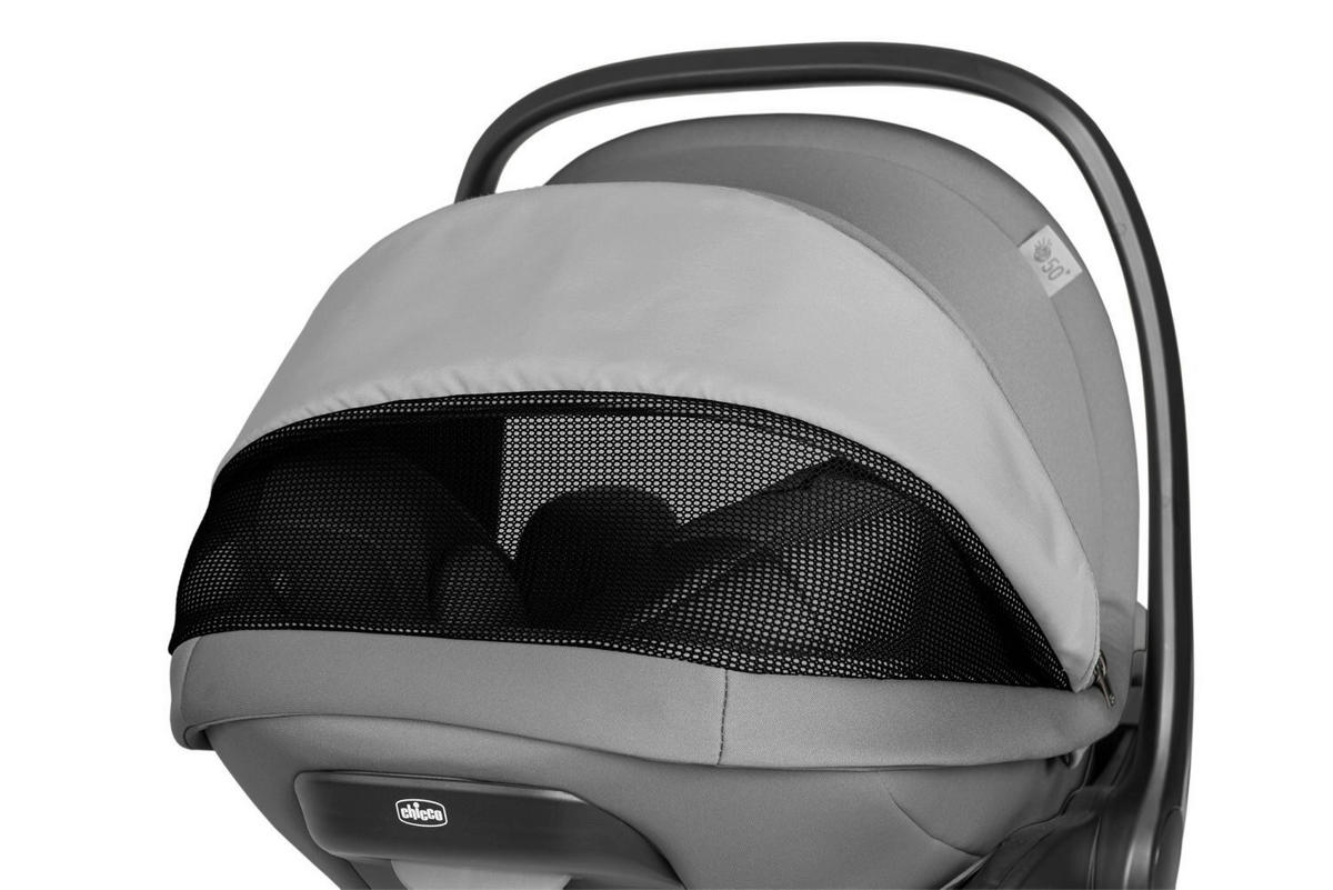 KINDERAUTOSITZ First Seat Recline I-Size   - Grau, Basics, Textil (44/58/60/65cm) - Chicco
