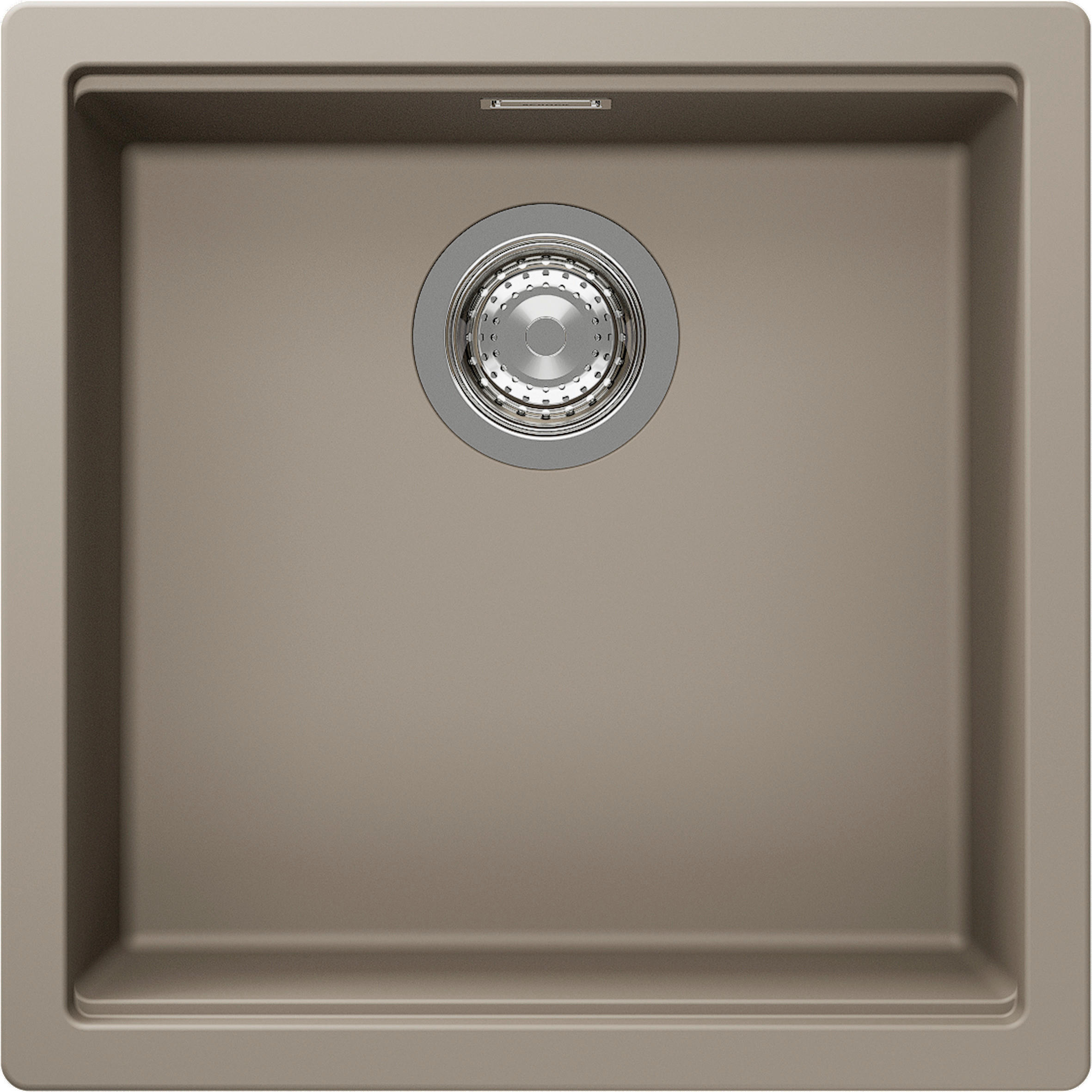 SPÜLE KIRN100ATWI  - Beige, Basics, Stein (45,6/28,9/45,6cm) - Schock