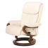 RELAXSESSEL in Leder Creme - Buchefarben/Creme, Design, Leder/Holz (79/106/83cm) - Himolla RELAXSESSEL in Leder Creme - Buchefarben/Creme, Design, Leder/Holz (79/106/83cm) - Himolla