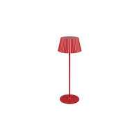 AKKU-TISCHLEUCHTE - Rot, Trend, Metall (13,5/39cm)