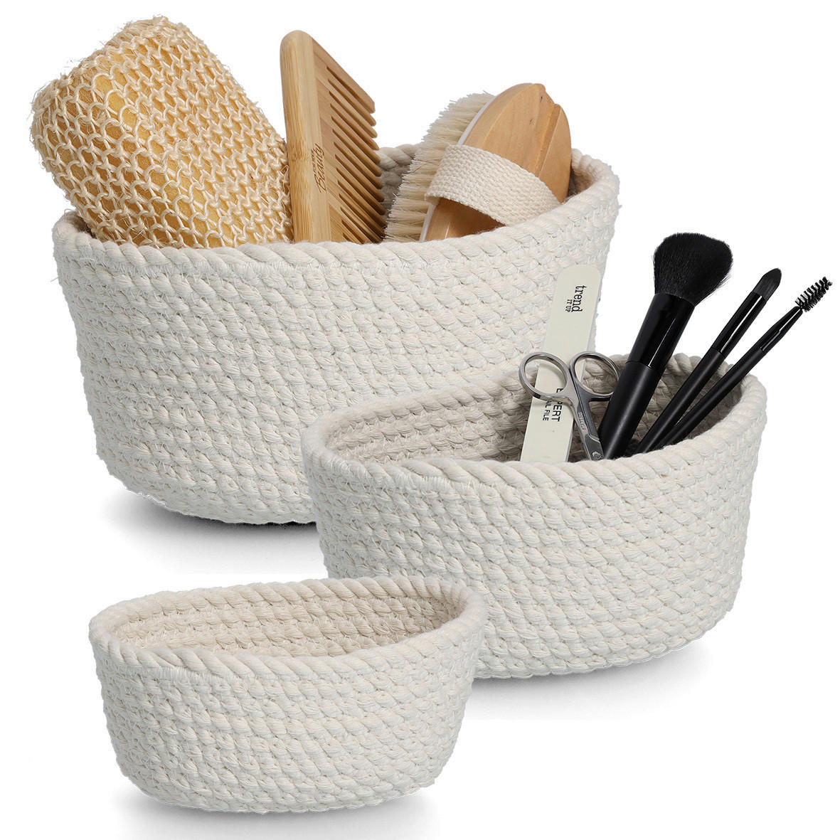 KORBSET - Basics, Textil (24/17/13cm)
