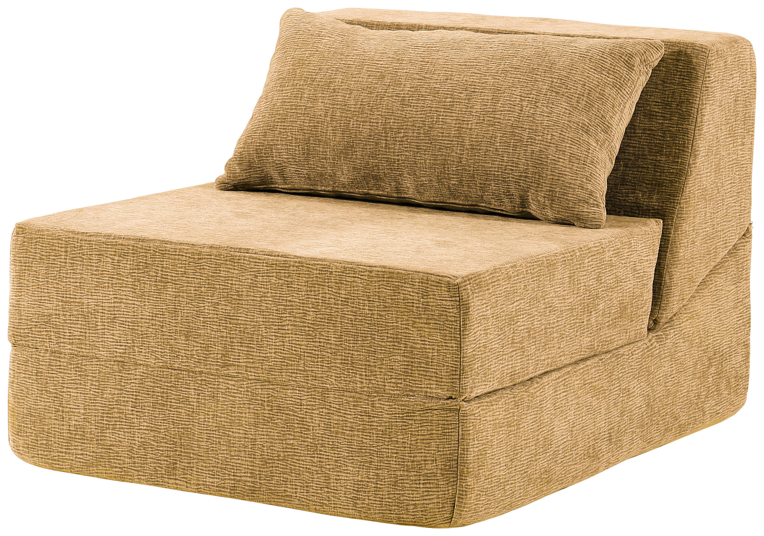 SOFAELEMENT in Leinenoptik Gelb  - Gelb, Design, Textil (82/64/95cm) - P & B