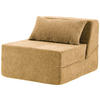 SOFAELEMENT in Leinenoptik Gelb  - Gelb, Design, Textil (82/64/95cm) - P & B