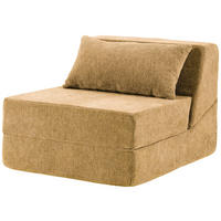 SOFAELEMENT in Leinenoptik Gelb  - Gelb, Design, Textil (82/64/95cm) - P & B