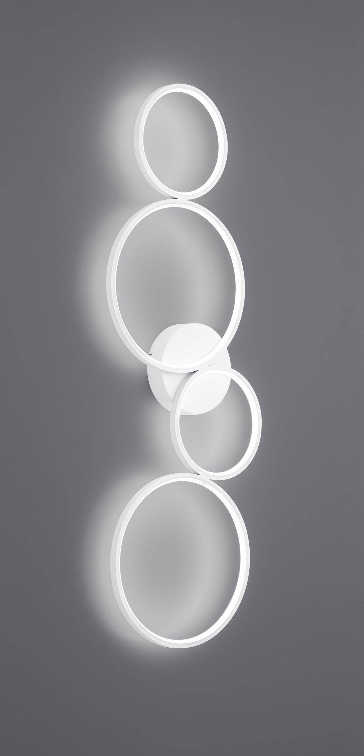 LED-DECKENLEUCHTE Rondo 97/5,5/34,3 cm   - Weiß, Design, Metall (97/5,5/34,3cm) - Trio Leuchten