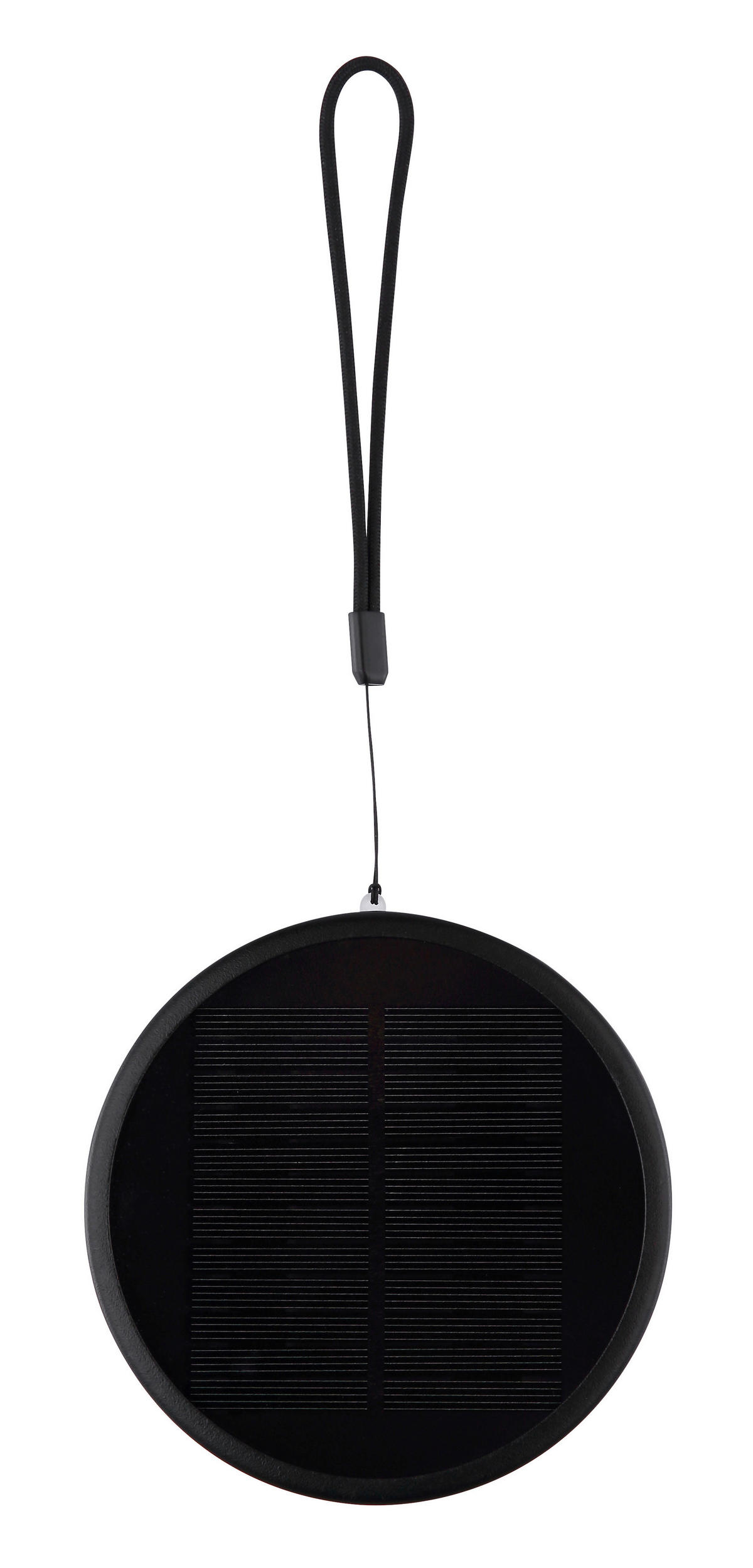 SOLÁRNÍ SVÍTIDLO 12,5/2,75 cm - bílá/černá, Design, kov/textil (12,5/2,75cm) - Globo