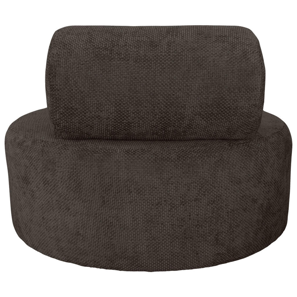 Thumbnail - Livetastic Sessel Moss, Mokka, Textil, 88x70x88 cm, Made in EU, Sitzfläche 360° drehbar, Stühle