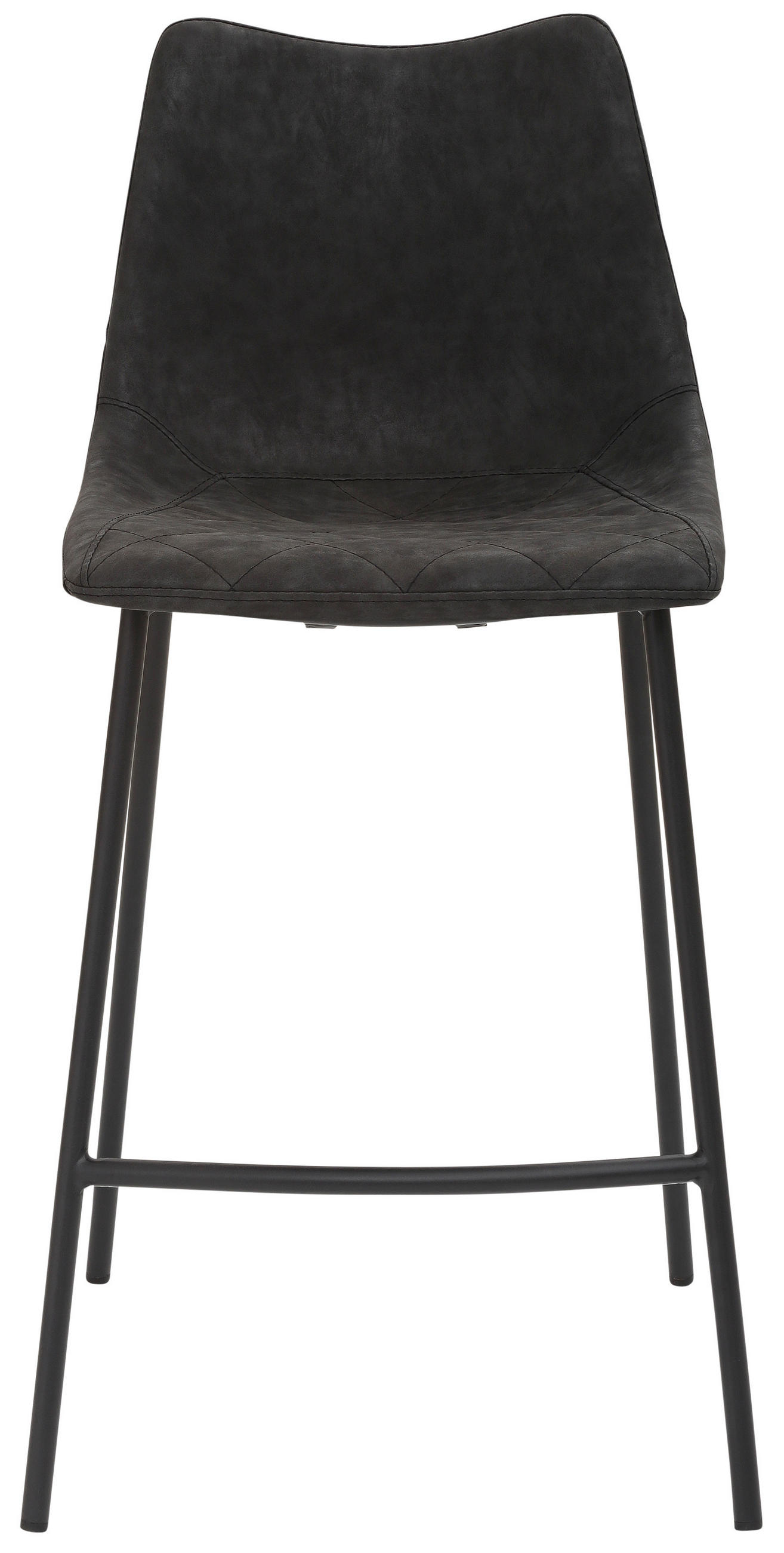 TRESENSTUHL in Schwarz  - Schwarz, KONVENTIONELL, Textil/Metall (49/99,5/55cm)