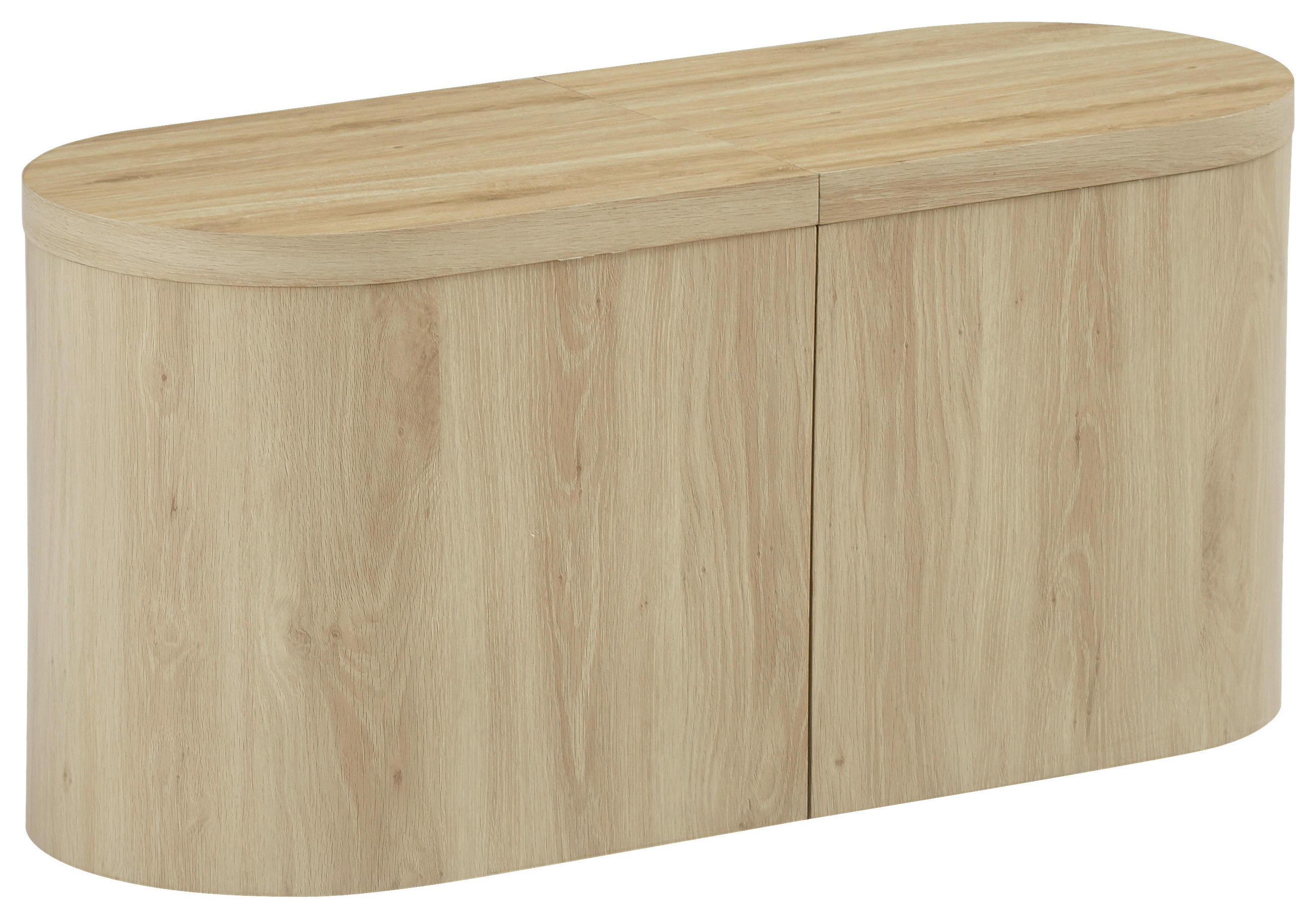 SITZBANK in Holzwerkstoff Eichefarben  - Eichefarben, MODERN, Holzwerkstoff (100/262/36/46cm) - P & B