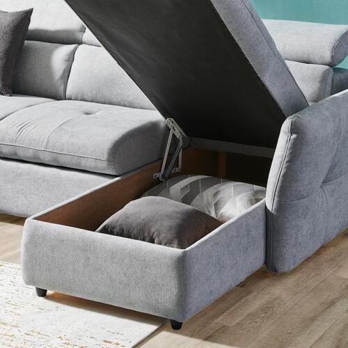 ECKSOFA in Mikrofaser Braun  172/240 cm  - Schwarz/Braun, Design, Kunststoff/Textil (172/240cm) - Stylife