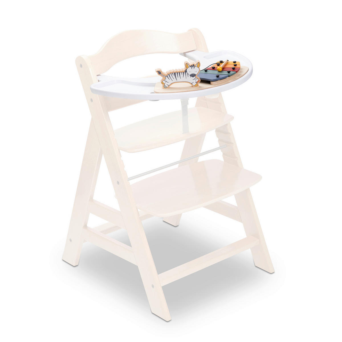 ESS- UND SPIELBRETT Alpha Play Music Set  - Multicolor/Naturfarben, Basics, Holz/Kunststoff (58/43/12,5cm) - Hauck
