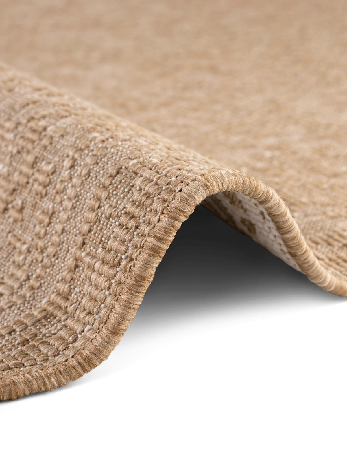 LÄUFER 80/250 cm Duet  - Sandfarben/Weiß, Design, Kunststoff (80/250cm) - Hanse Home