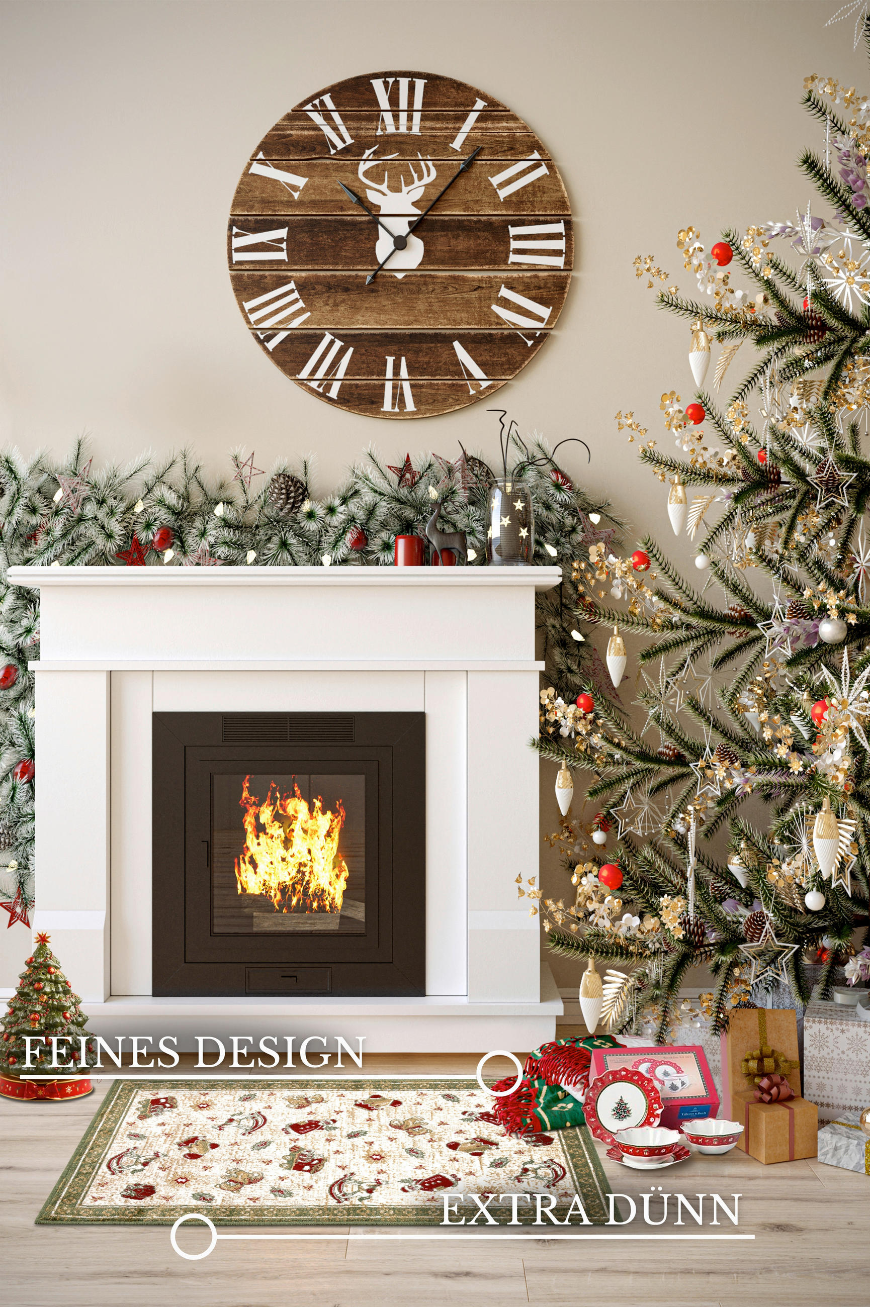 VINTAGE-TEPPICH 50/80 cm Toy's Delight Nostalgic Shine  - Multicolor, Design, Kunststoff/Textil (50/80cm) - Villeroy & Boch