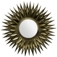 WANDSPIEGEL 74/74/6 cm  - Goldfarben, Design, Glas/Metall (74/74/6cm) - MID.YOU