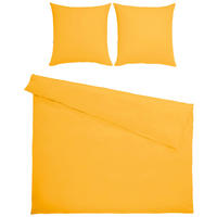 BETTWÄSCHE Satin 200/200 cm  - Gelb, KONVENTIONELL, Textil (200/200cm) - Bio:Vio