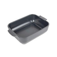 PEKAČ  appolia slate     33/25,7/7,5 cm - črna, Basics, keramika (33/25,7/7,5cm) - Peugeot