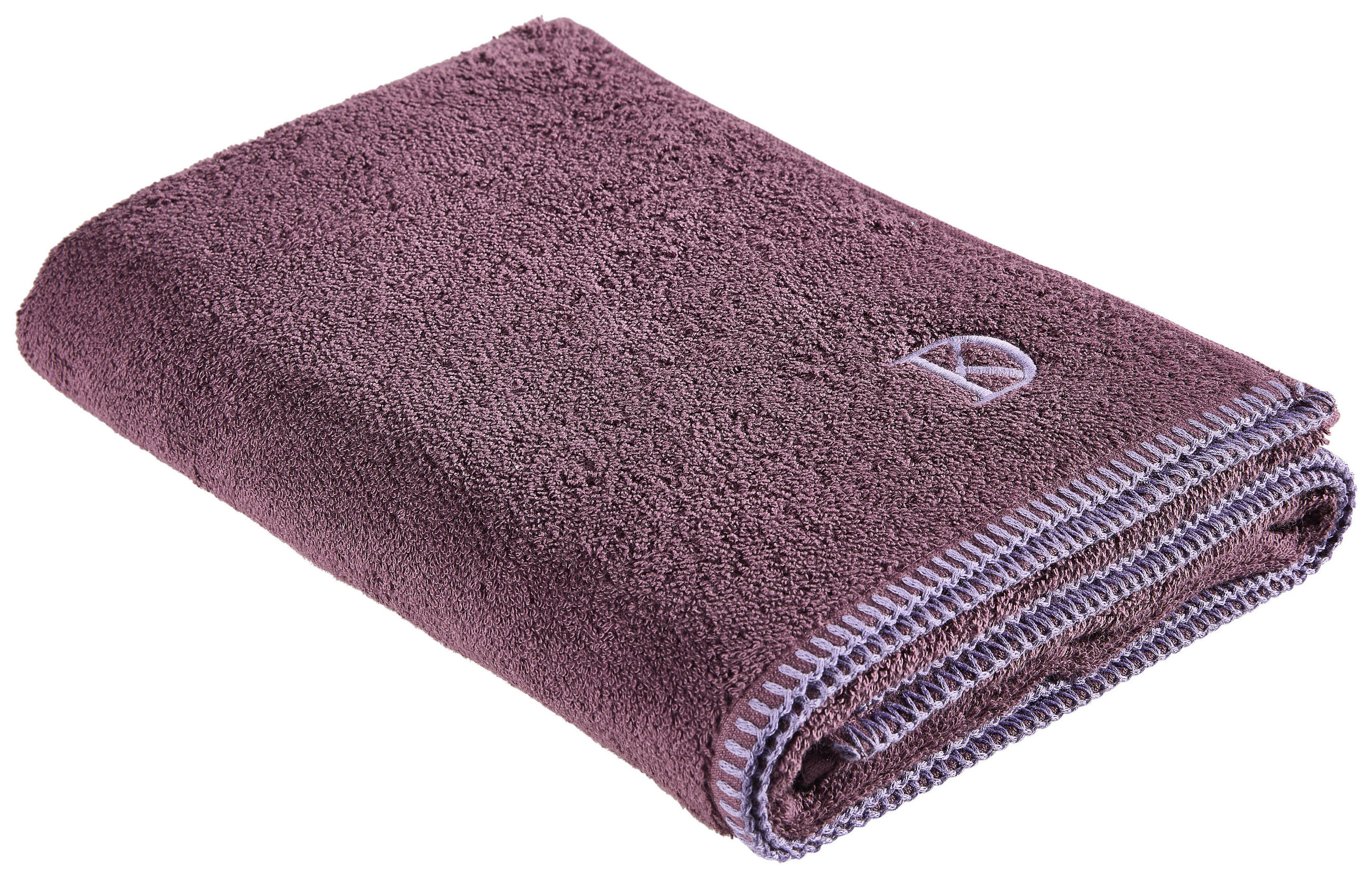 DUSCHTUCH BOLANO 70/140 cm  - Lila, KONVENTIONELL, Textil (70/140cm) - Dieter Knoll