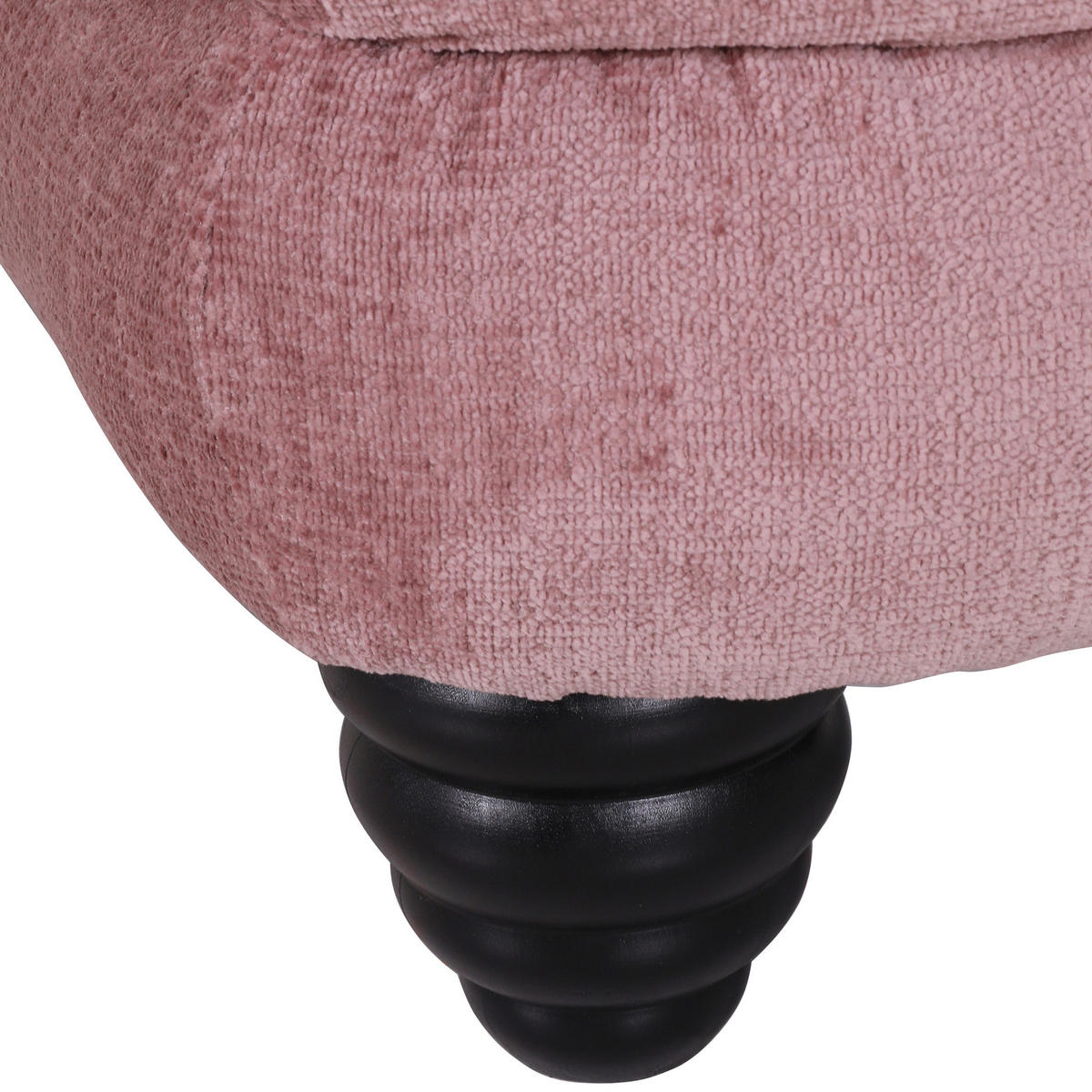 XXL-FÅTÖLJ i textil rosa  - bordeaux/svart, Design, trä/textil (127/106/149cm) - MID.YOU